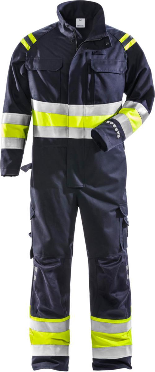 Overall Fristads 8174 ATHS - OVERALL FR 8174 ATHS KL1 FLAM VARSELGUL/MARINBLÅ XS