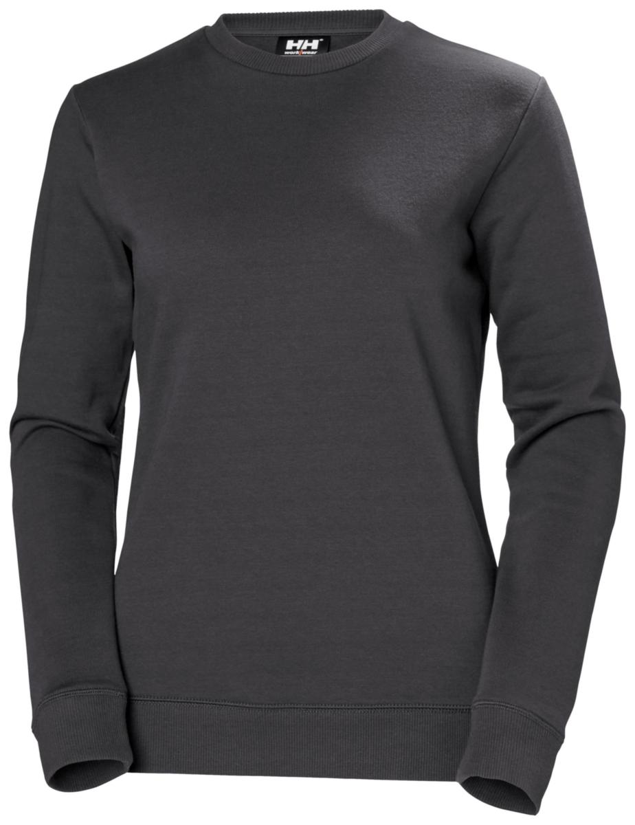 Sweatshirt Helly Hansen 79320 Classic dam - SWEATSHIRT HH 79320-220 DAM MÖRKGRÅ STL XL