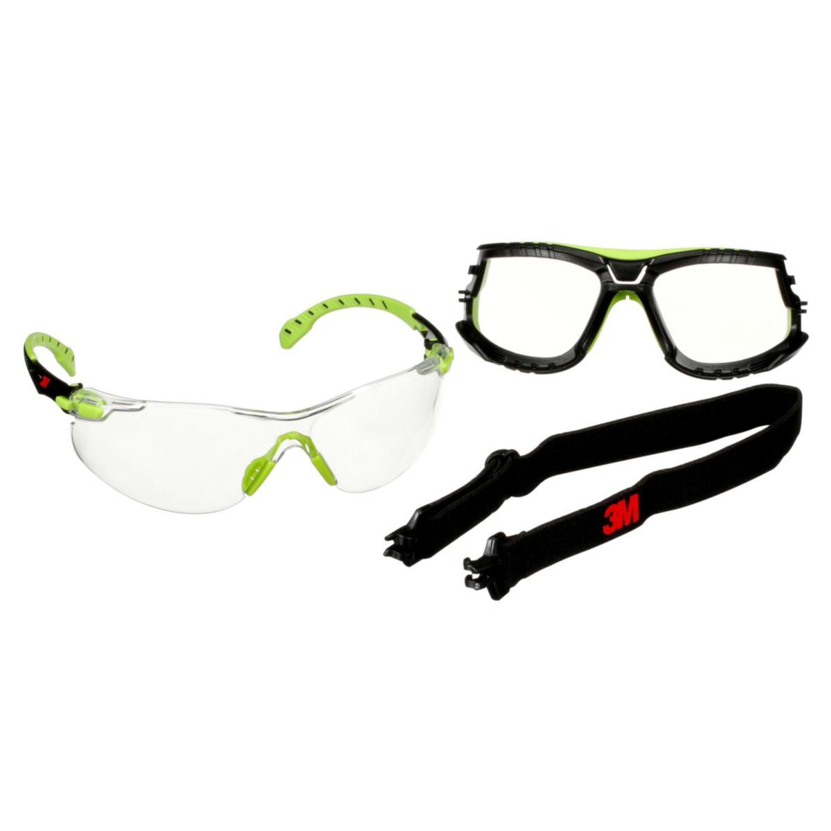 Skyddsglasögon 3M Solus 1000 - SKYDDSGLASÖGON 3M SOLUS 1000 SCOTCHGARD KLAR LINS AF