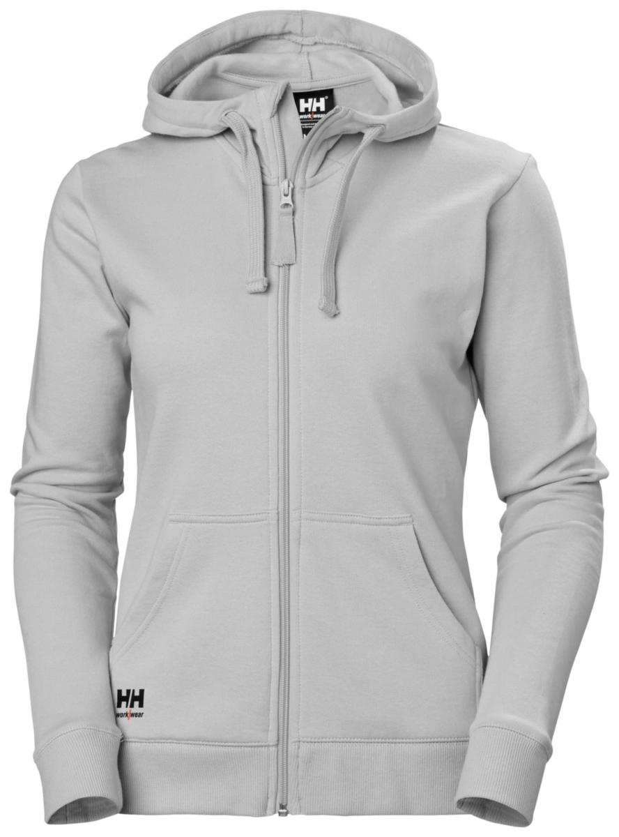 Huvtröja Helly Hansen 79323 Classic Dam - HUVTRÖJA HH 79323 CLASSIC DAM HELZIP LJUSGRÅ STL L
