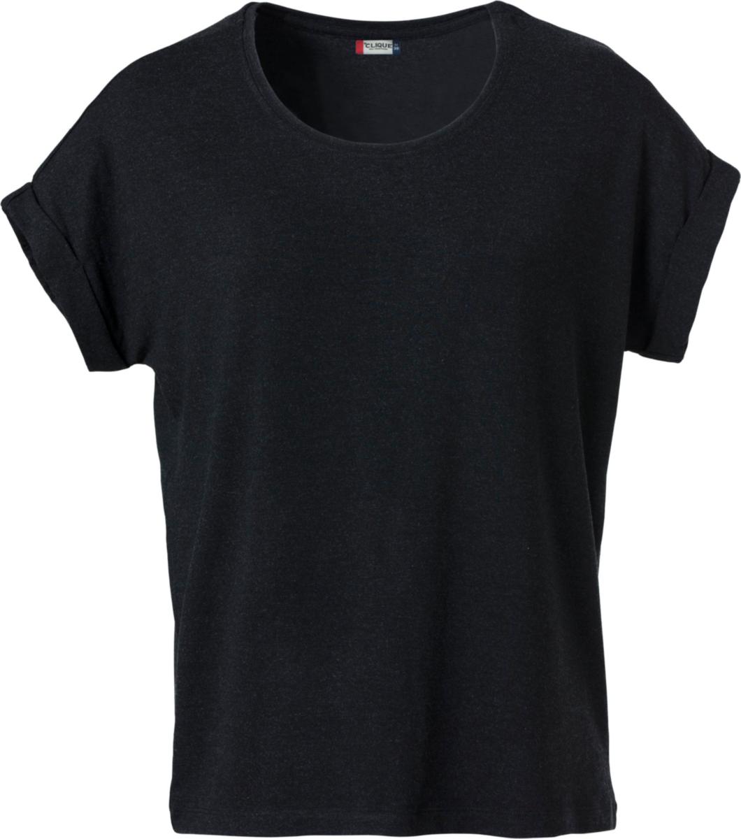 T-shirt Clique™ Katy dam - T-SHIRT KATY DAM SVART XL