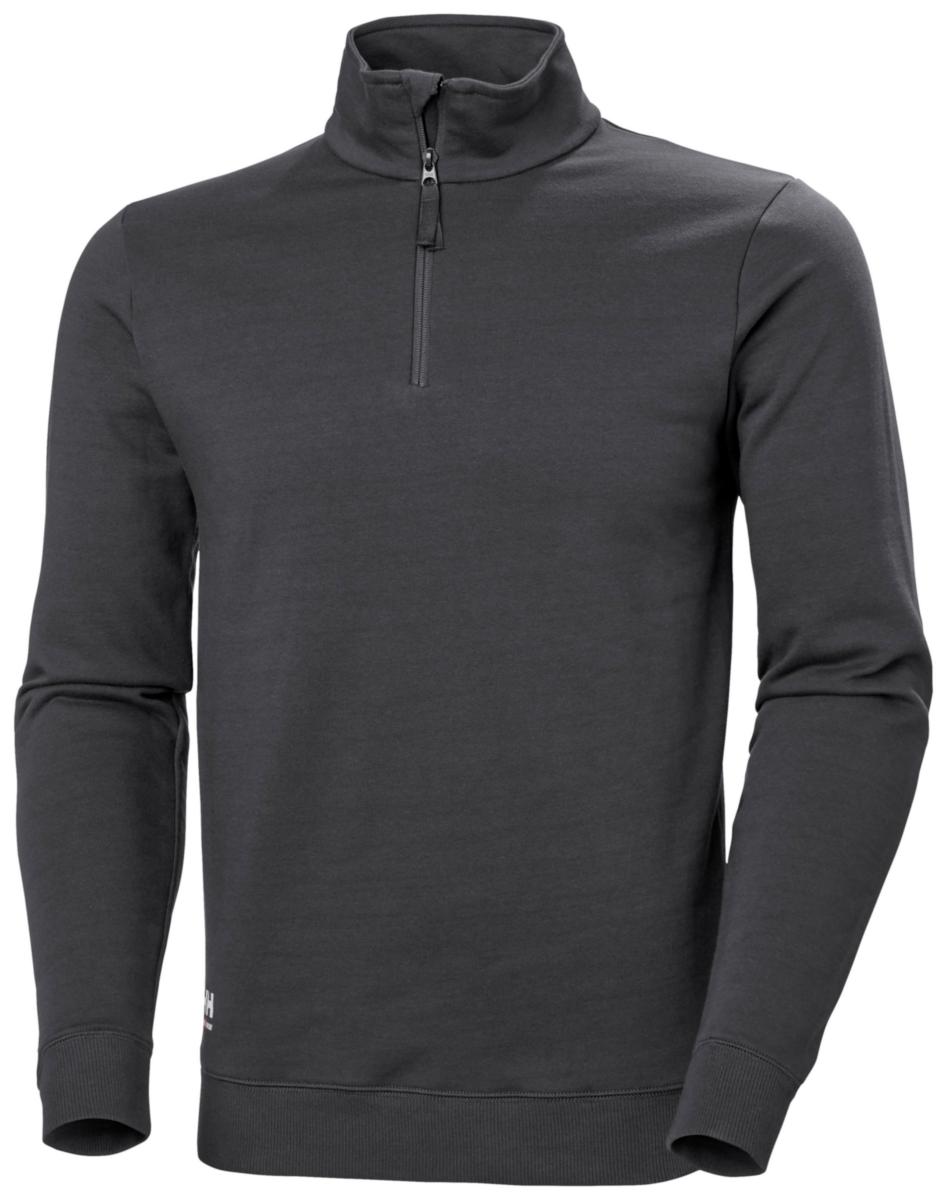 Sweatshirt Helly Hansen 79325 Zip Classic - SWEATSHIRT HH 79325-970 MÖRKGRÅ ZIP STL 2XL