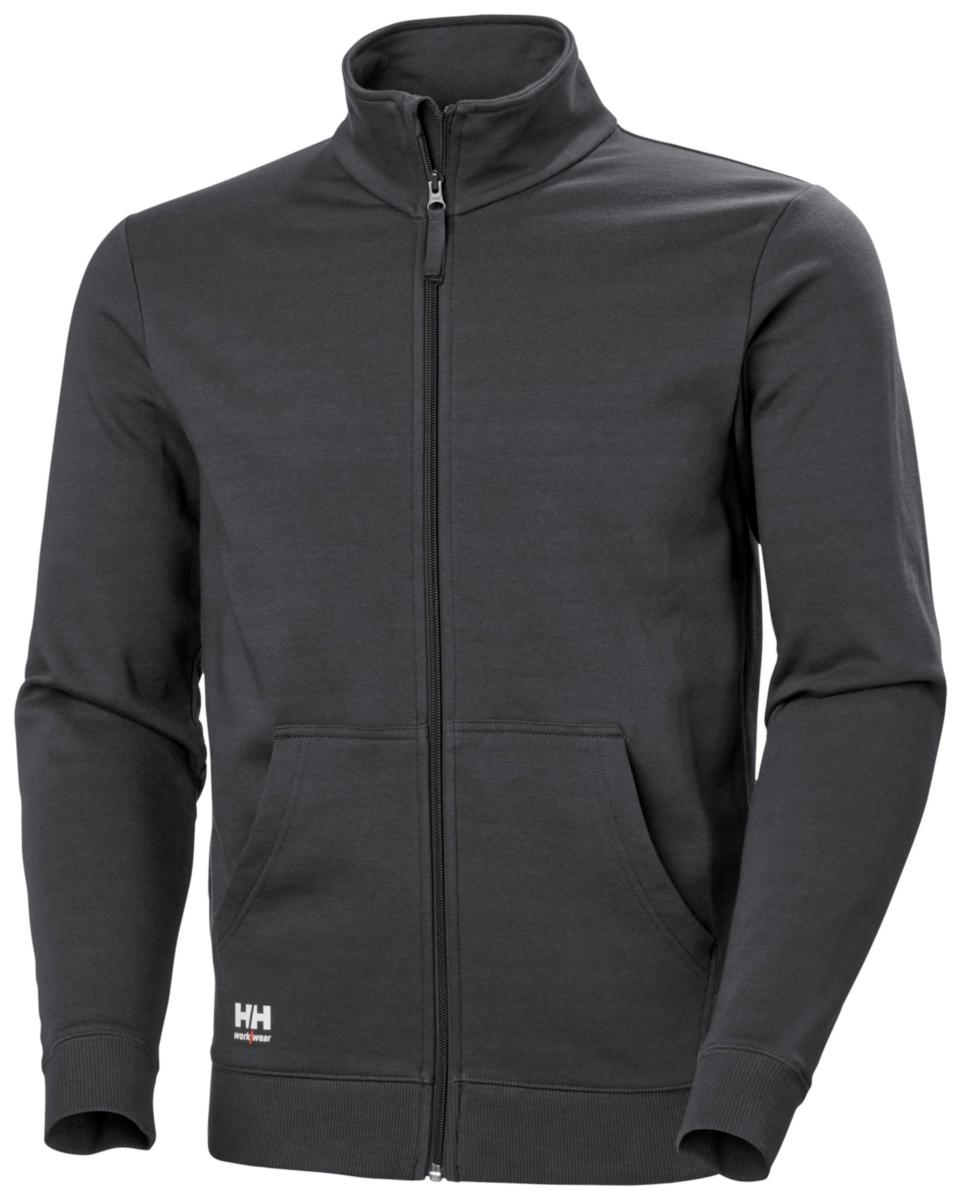 Tröja Helly Hansen 79326 Classic - TRÖJA HH 79326-970 CLASSIC HELZIP MÖRKGRÅ STL 5XL