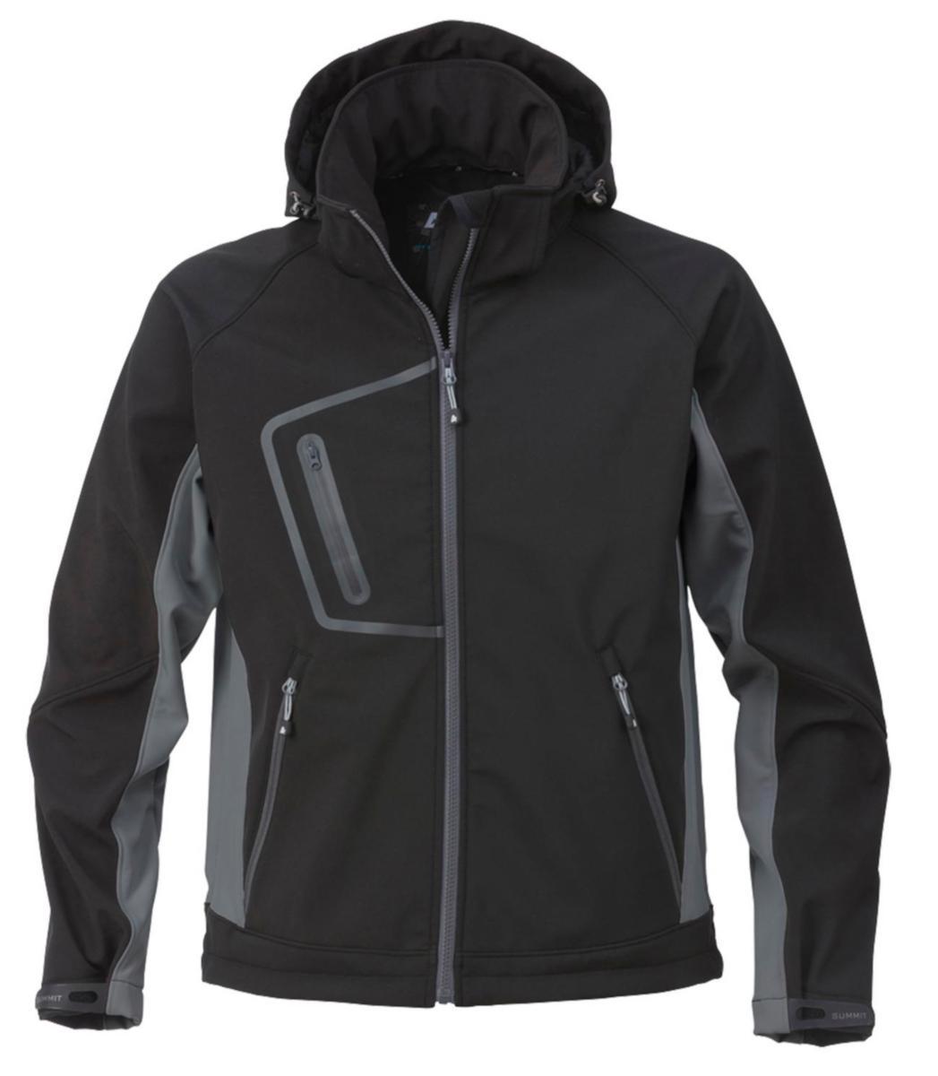 Jacka Fristads 1444 - JACKA CODE-1444 90 SVART SOFTSHELL M HUVA STL XL