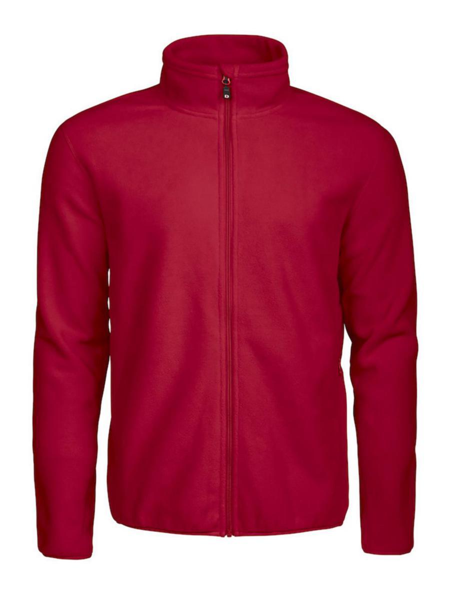 Fleecetröja D.A.D Warren - FLEECETRÖJA WARREN FULL ZIP RÖD M