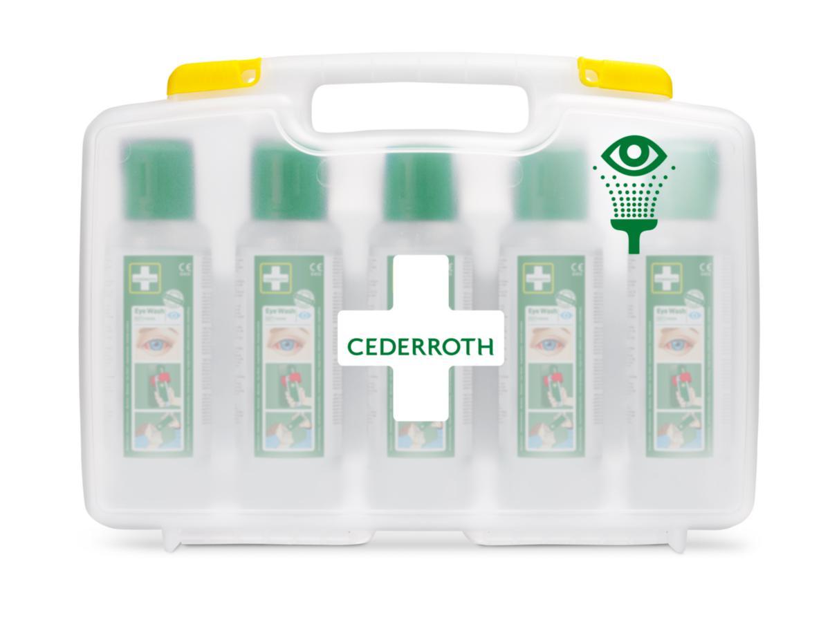 Ögonduschväska Cederroth 51011042 - ÖGONDUSCHVÄSKA CEDERROTH 51011042 MED 5X500ML FLASKOR