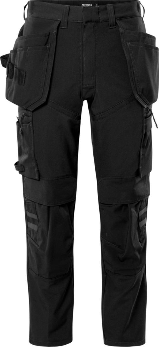 Midjebyxa Fristads 2596 LWS Stretch - MIDJEBYXA FR 2596 LWS SVART HANTVERK STRETCH STL D88