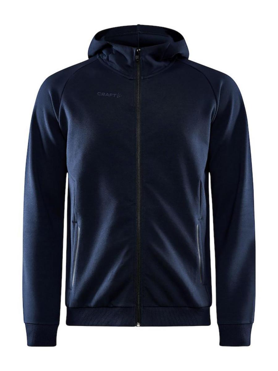 Huvtröja Craft 1910620 - HUVTRÖJA CRAFT 1910620 CORE SOUL FULL ZIP MARINBLÅ M