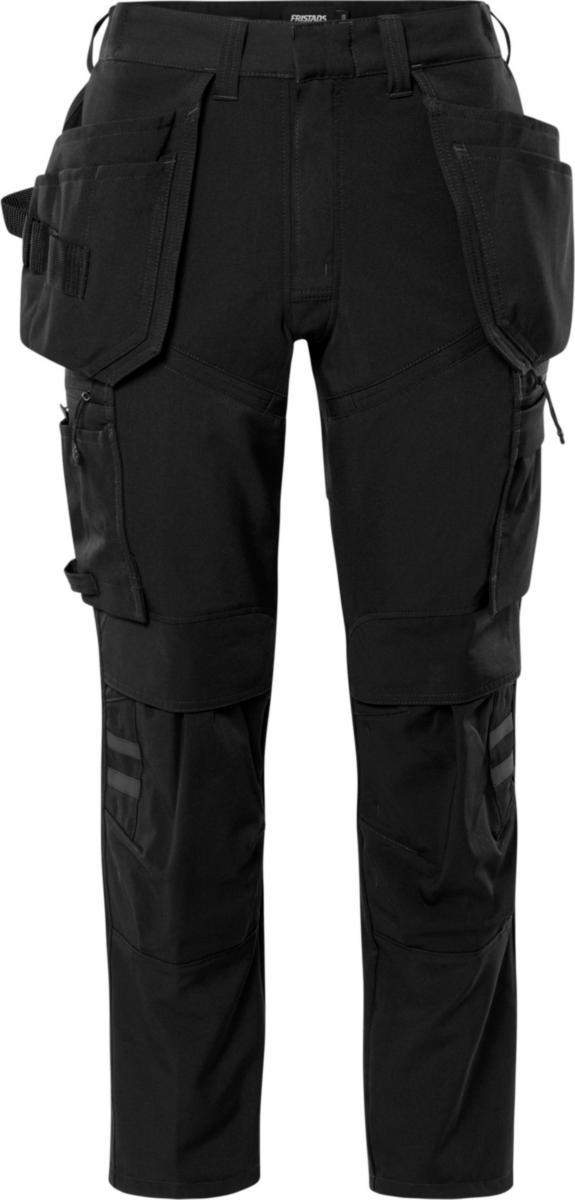 Midjebyxa Fristads 2599 LWS Stretch dam - MIDJEBYXA FR 2599 LWS SVART HANTVERK STRETCH DAM STL 44
