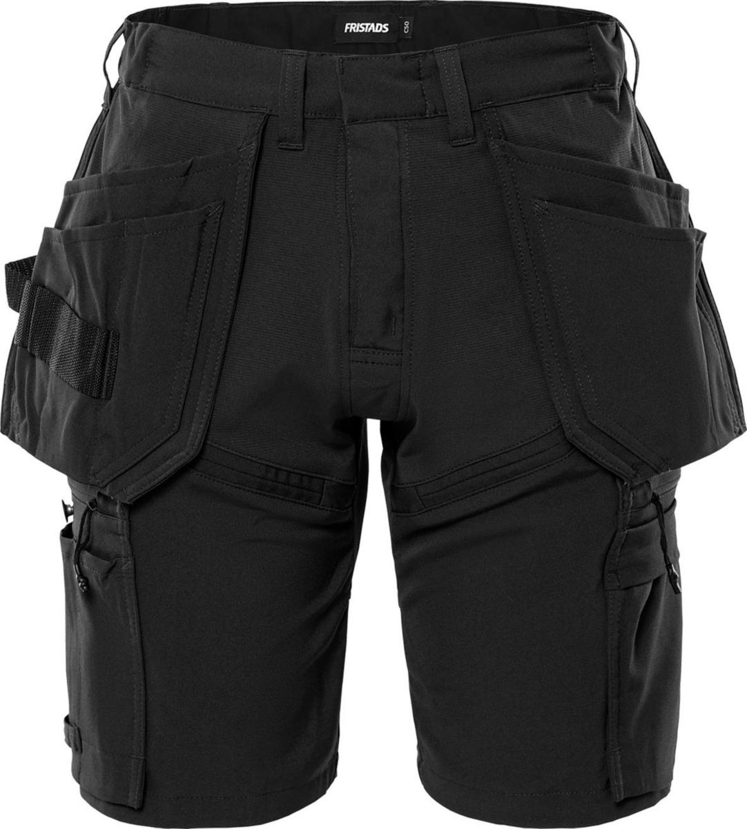 Shorts Fristads 2598 LWS Stretch - SHORTS FR 2598 LWS SVART HANTVERK STRETCH STL C48