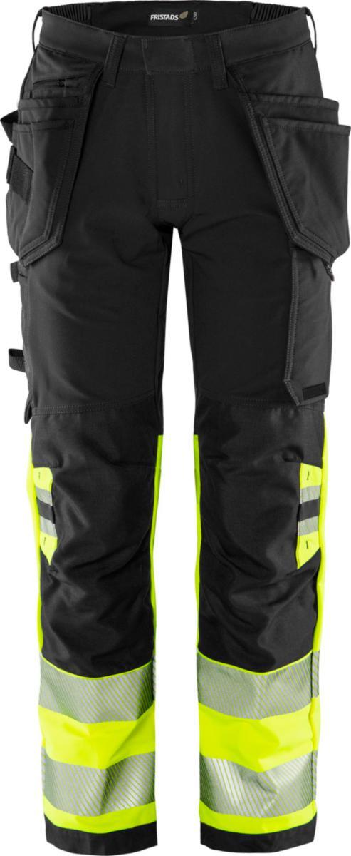 Midjebyxa Fristads 2643 GSTP Green - MIDJEBYXA FR 2643 GSTP SVART /GUL GREEN VARSEL KL1 C146