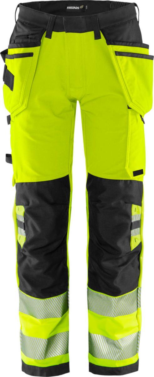 Midjebyxa Fristads 2644 GSTP Green - MIDJEBYXA FR 2644 GSTP GUL/SVA GREEN VARSEL KL2 C146