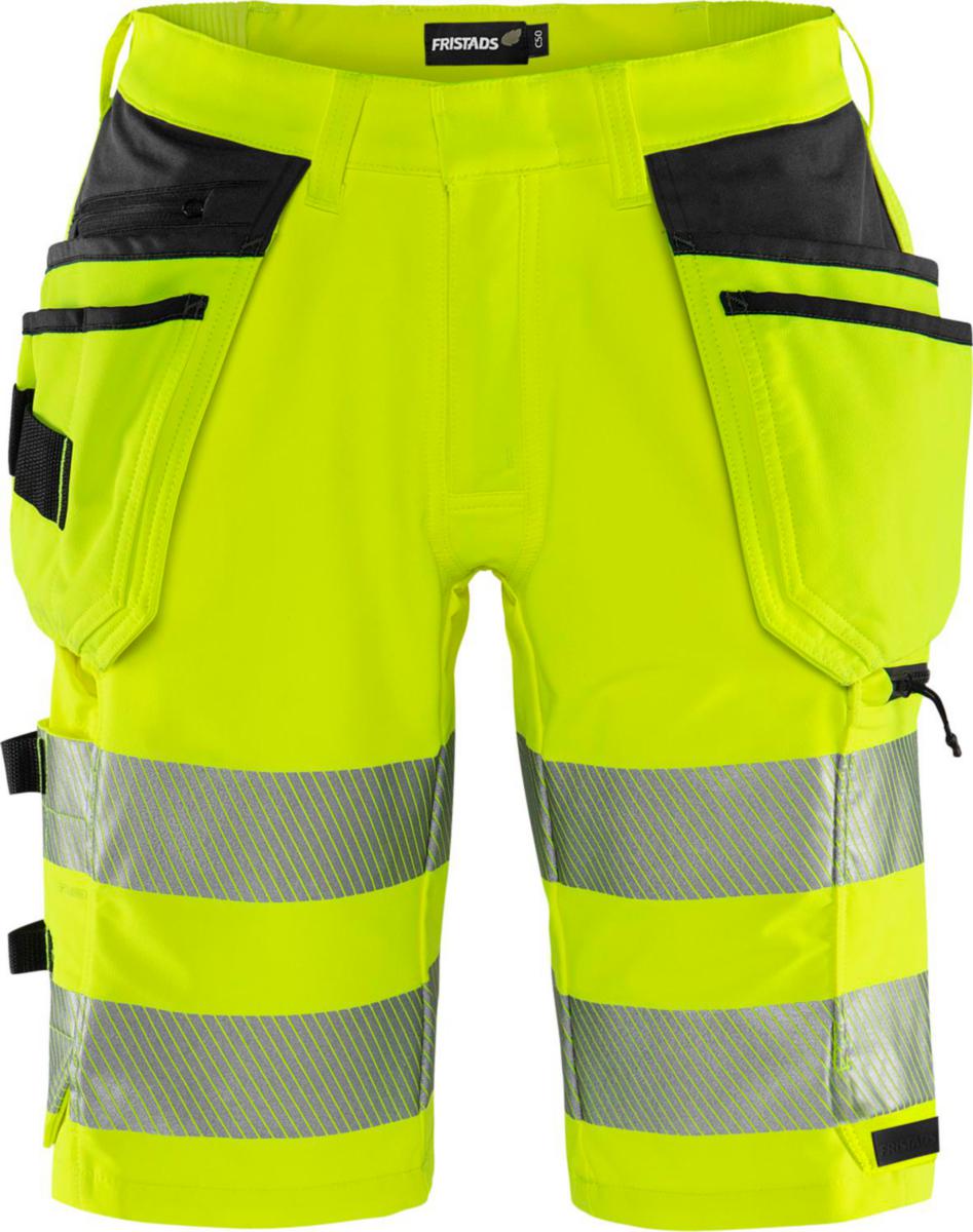 Shorts Fristads 2646 GSTP Green - SHORTS FR 2646 GSTP GUL/SVART GREEN VARSEL KL2 C48