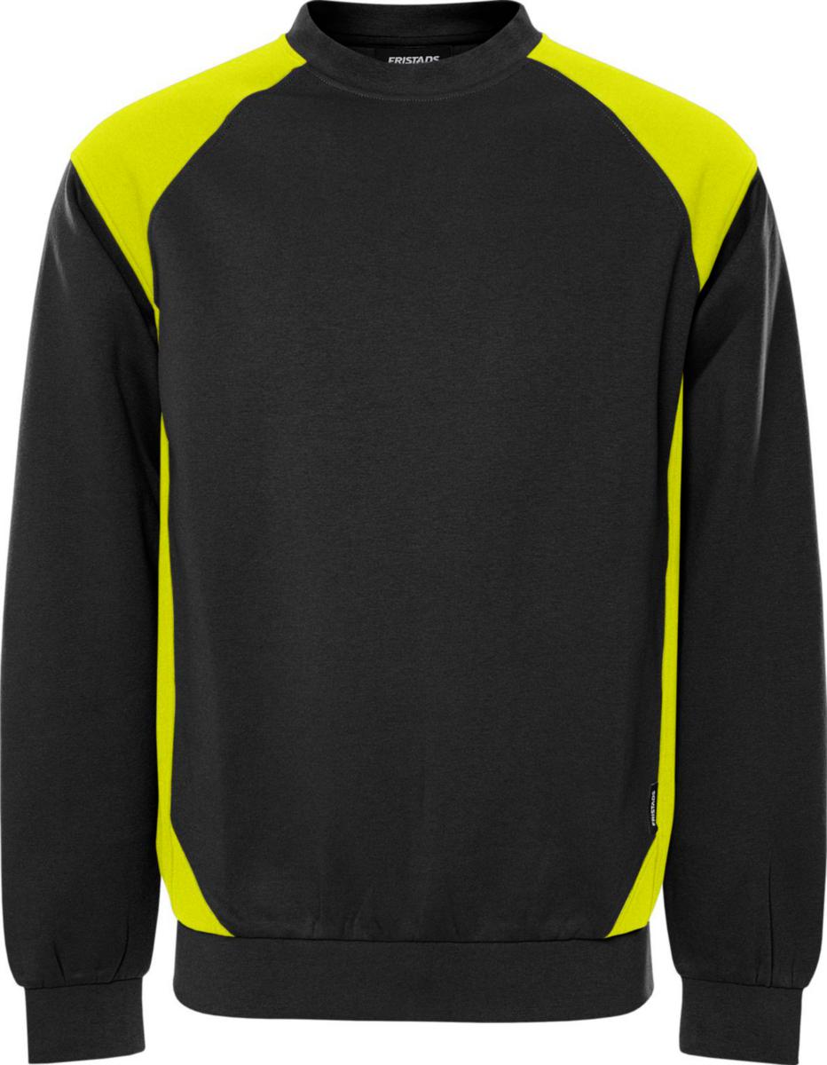 Tröja Fristads 7148 GSM - TRÖJA FR 7148 GSM SVART/GUL SVART/HIVIS GUL 2XL