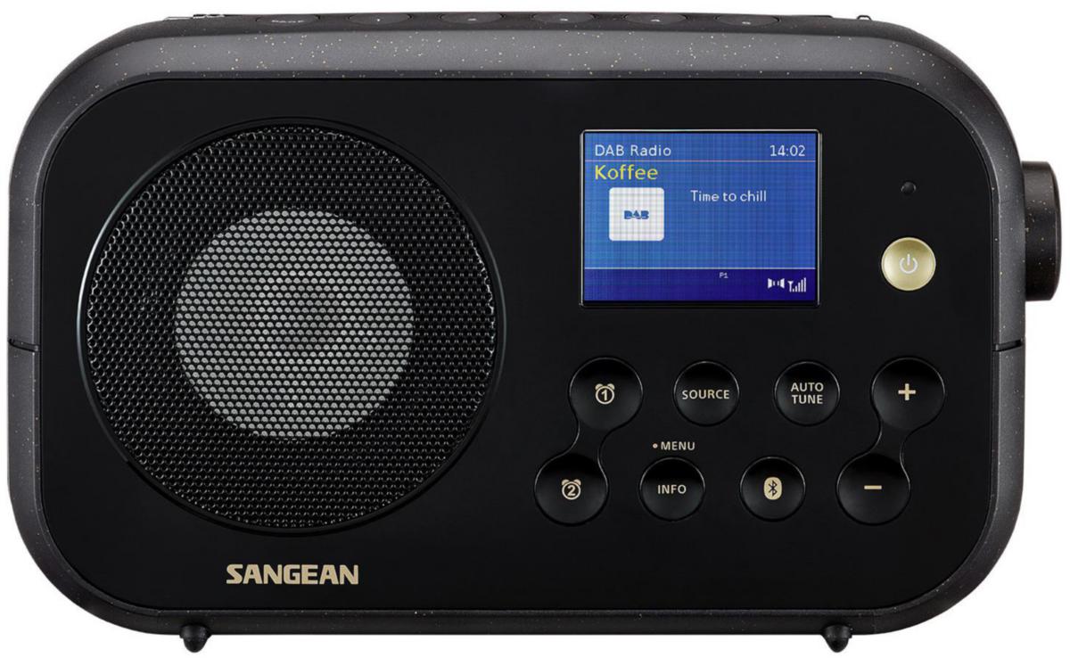 Radio, Bluetooth FM/DAB - SANGEAN FM/DAB BLUETOOTH RADIO MED LADDNING. SVART