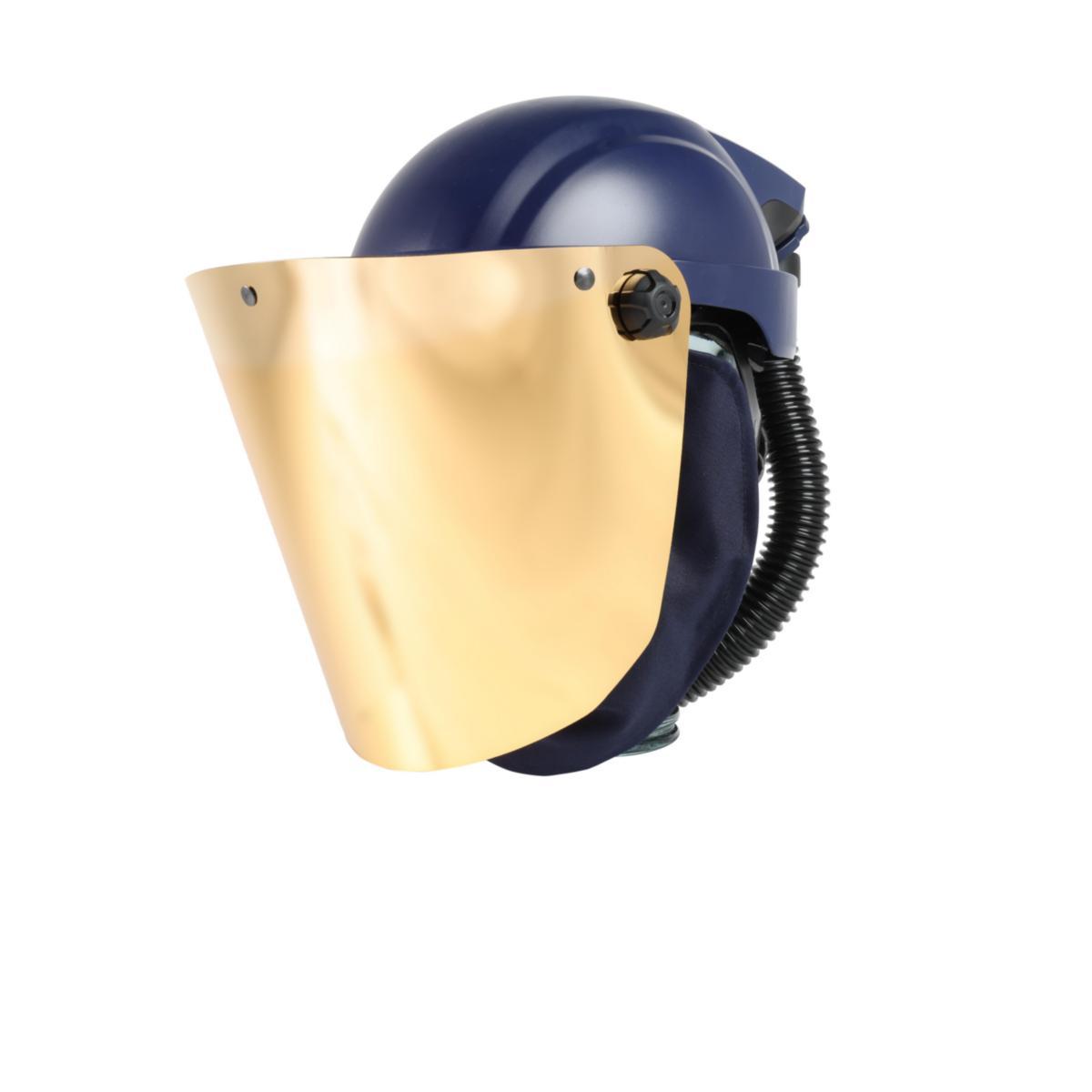 Hjälm Sundström Med Visir SR 587/SR 580 Guldpläterad - HJÄLM SUNDSTRÖM MED VISIR SR 587/SR 580 GULDPLÄTERAD