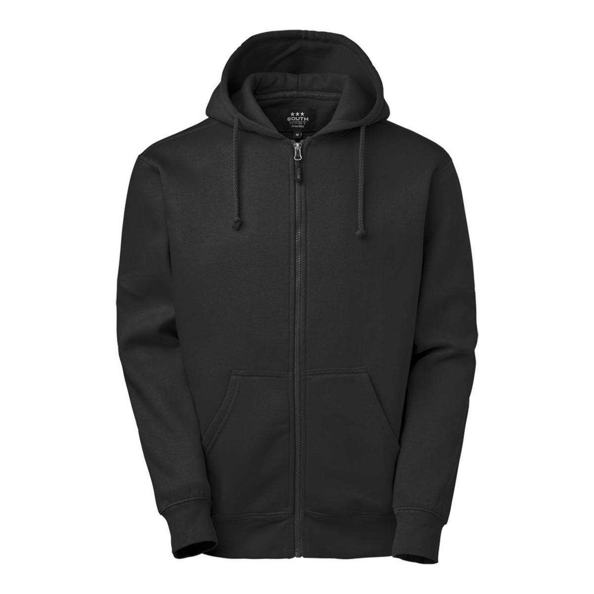 Huvtröja South West Parry 203 - HUVTRÖJA SOUTH WEST PARRY 203 HELZIP SVART STL L