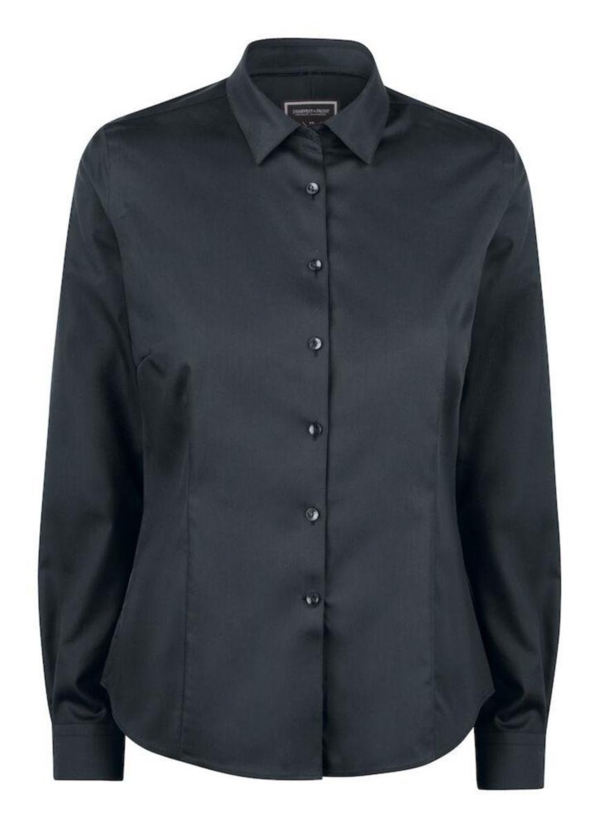 Skjorta J.Harvest & Frost Black Bow 60 dam - SKJORTA BLACK BOW 60 WOMEN SVART XXXL