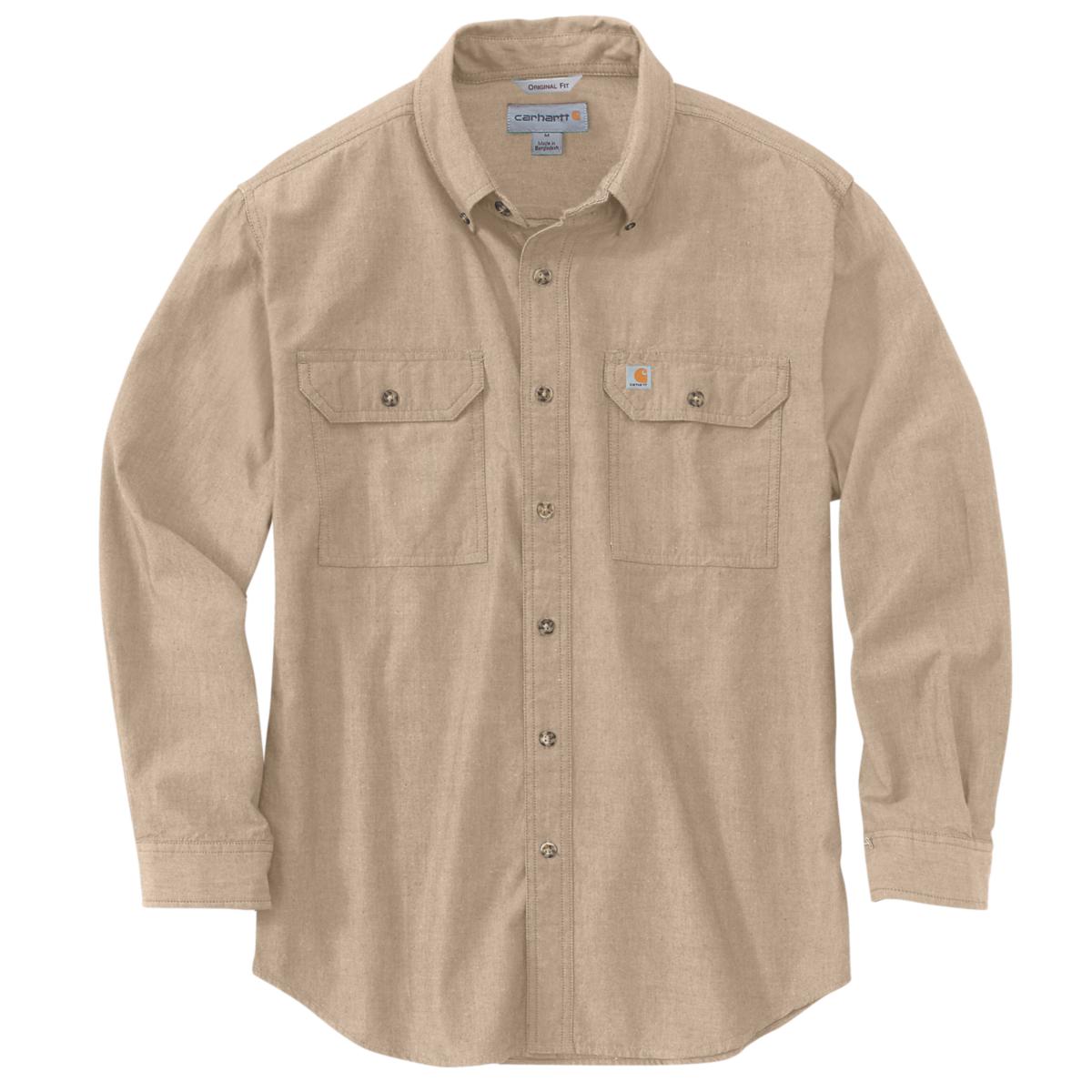 Skjorta Carhartt 104368 Chambray - SKJORTA CARHARTT 104368 KHAKI STL 2XL