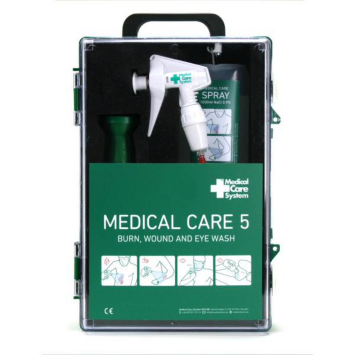 Ögonsköljstation Sår Brännskade Portabel MCS 5 - SKÖLJSTATION MEDICAL CARE 5 ÖGON, BRÄNNSKADE OCH SÅR