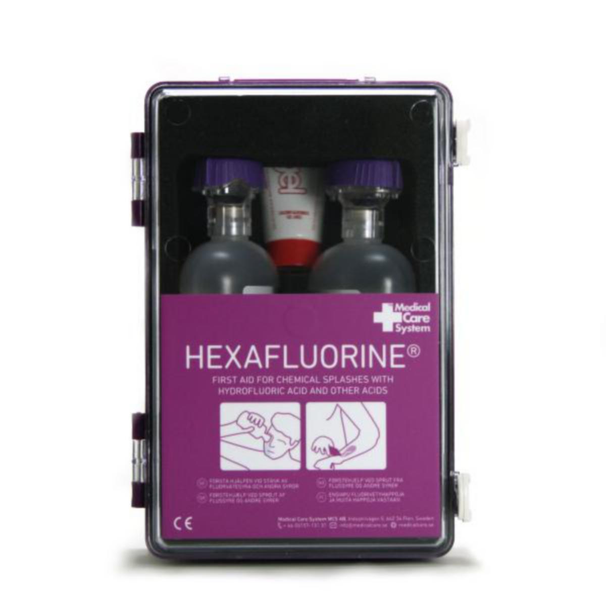 Sköljstation Hexafluorine® MCS - SKÖLJSTATION MCS HEXAFLUORINE INKL. KALCIUMGLUKONATGEL