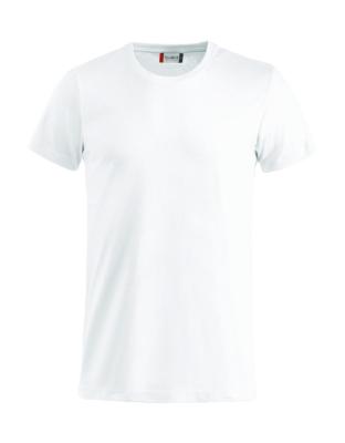 T-SHIRT CLIQUE  029030 BASIC-T BOMULL 145g VIT STL M