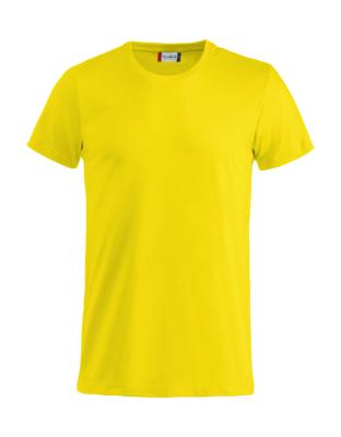 T-SHIRT CLIQUE  029030 BASIC-T BOMULL 145g CITRON STL L