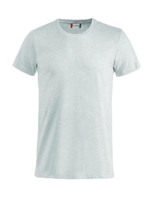 T-SHIRT CLIQUE  029030 BASIC-T BLANDKVAL. 145g ASH STL L