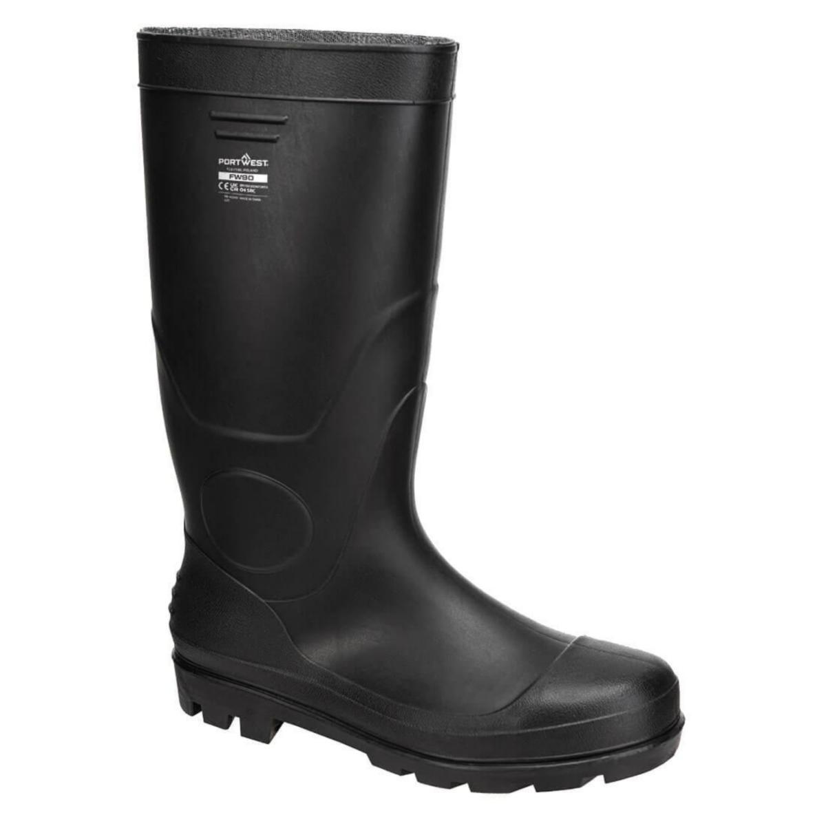Yrkesstövel Portwest FW90 - YRKESSTÖVEL PORTWEST FW90 PVC SVART STL 36