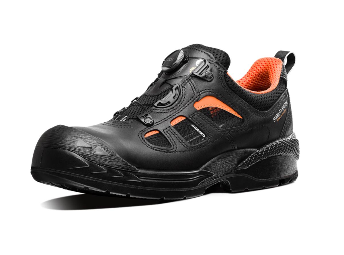 Skyddssko Arbesko 342 BOA - SKYDDSSKO ARBESKO 342 BOA S1P SVART/ORANGE STL 47