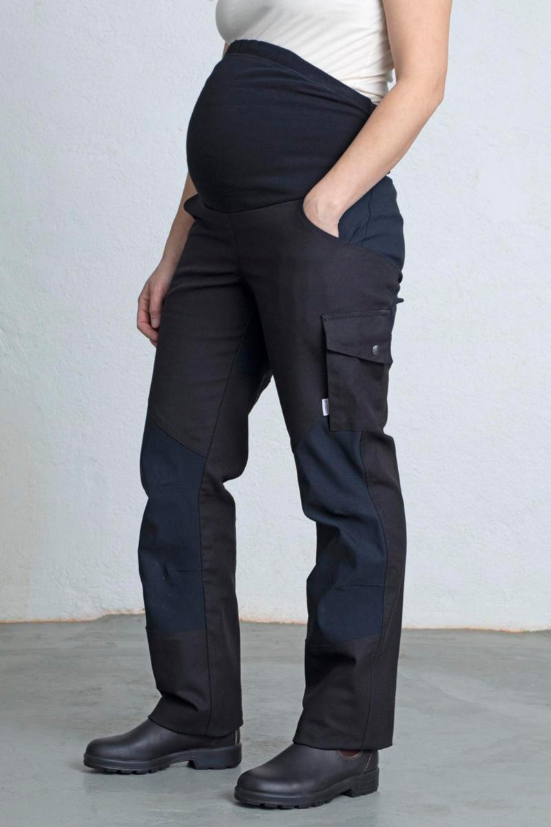 Gravidbyxa/Mammabyxa Operose Jessica - SERVICEBYXA GRAVIDA OPEROSE JESSICA SVART 38