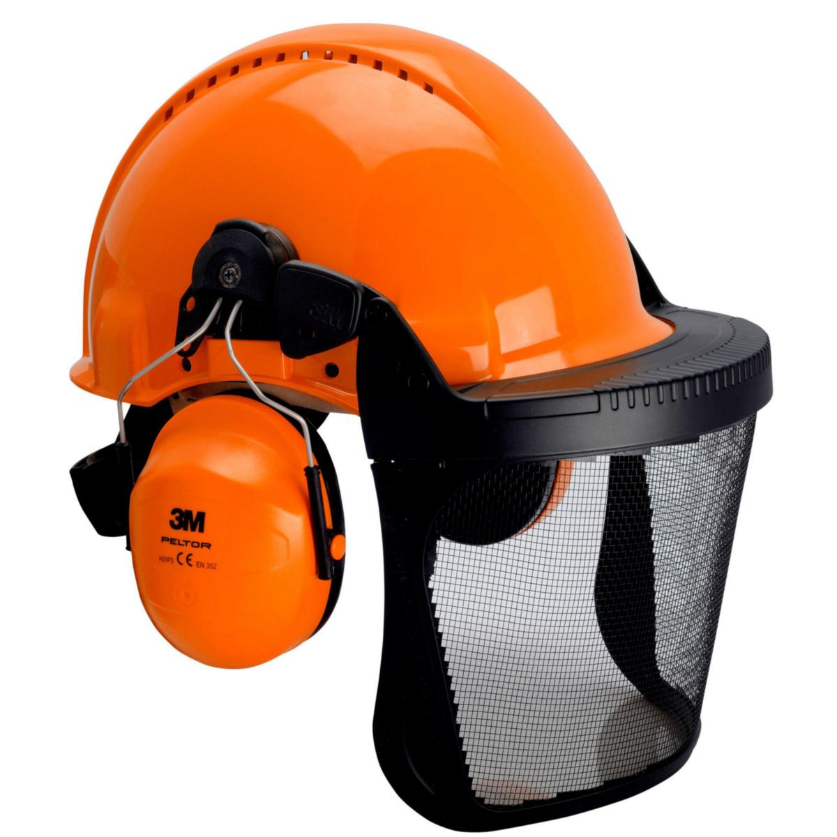 Hjälmpaket 3M för Skogsbruk - HJÄLMPAKET 3M SKOGSBRUK ORANGE G3000 FH1 H31