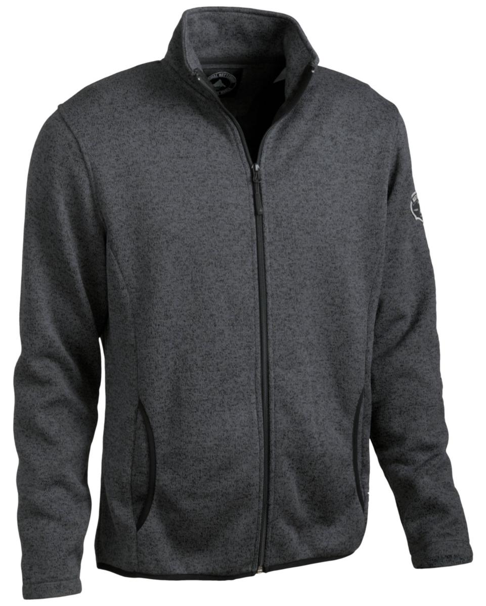 Stickad fleecejacka Matterhorn 127 - JACKA FLEECE MH-127 MÖRKGRÅ XXL