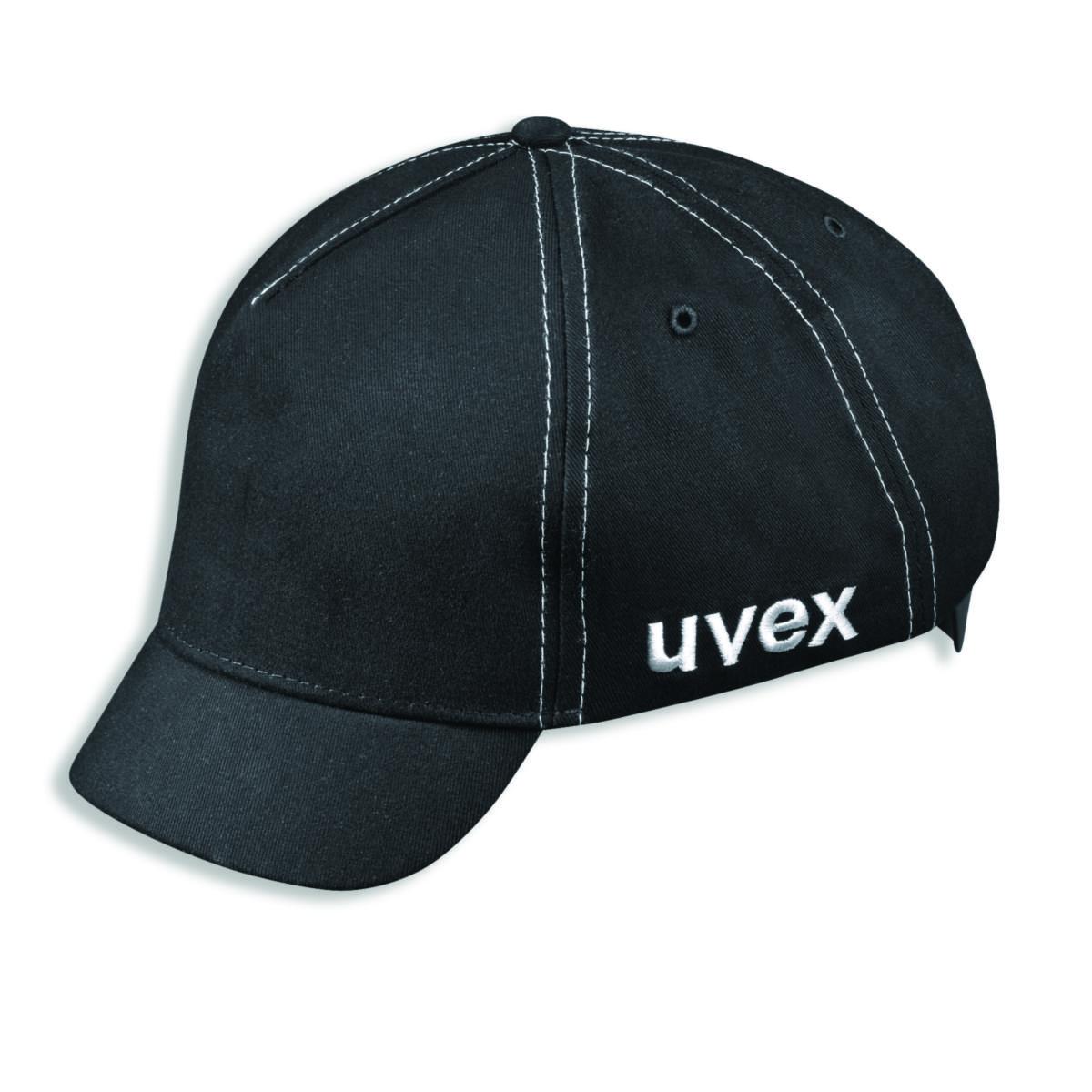 Stötskyddskeps Uvex U-Cap kort skärm - STÖTSKYDDSKEPS UVEX U-CAP SPORT SVART KORT SKÄRM 55-59 C