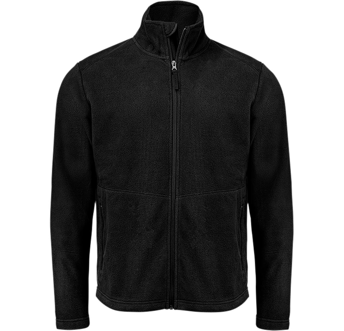 Tröja Texstar FJ84 Fleece helzip - TRÖJA TEXSTAR FLEECE FJ84 SVART STL M