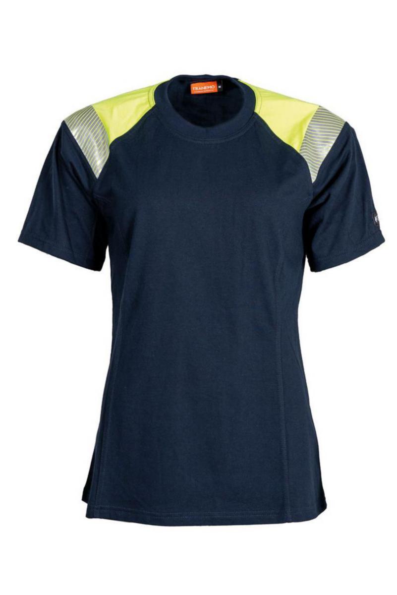 T-shirt Tranemo 6378-89 dam - T-SHIRT TRANEMO 6378-89 DAM MARIN/GUL FLAM STL S