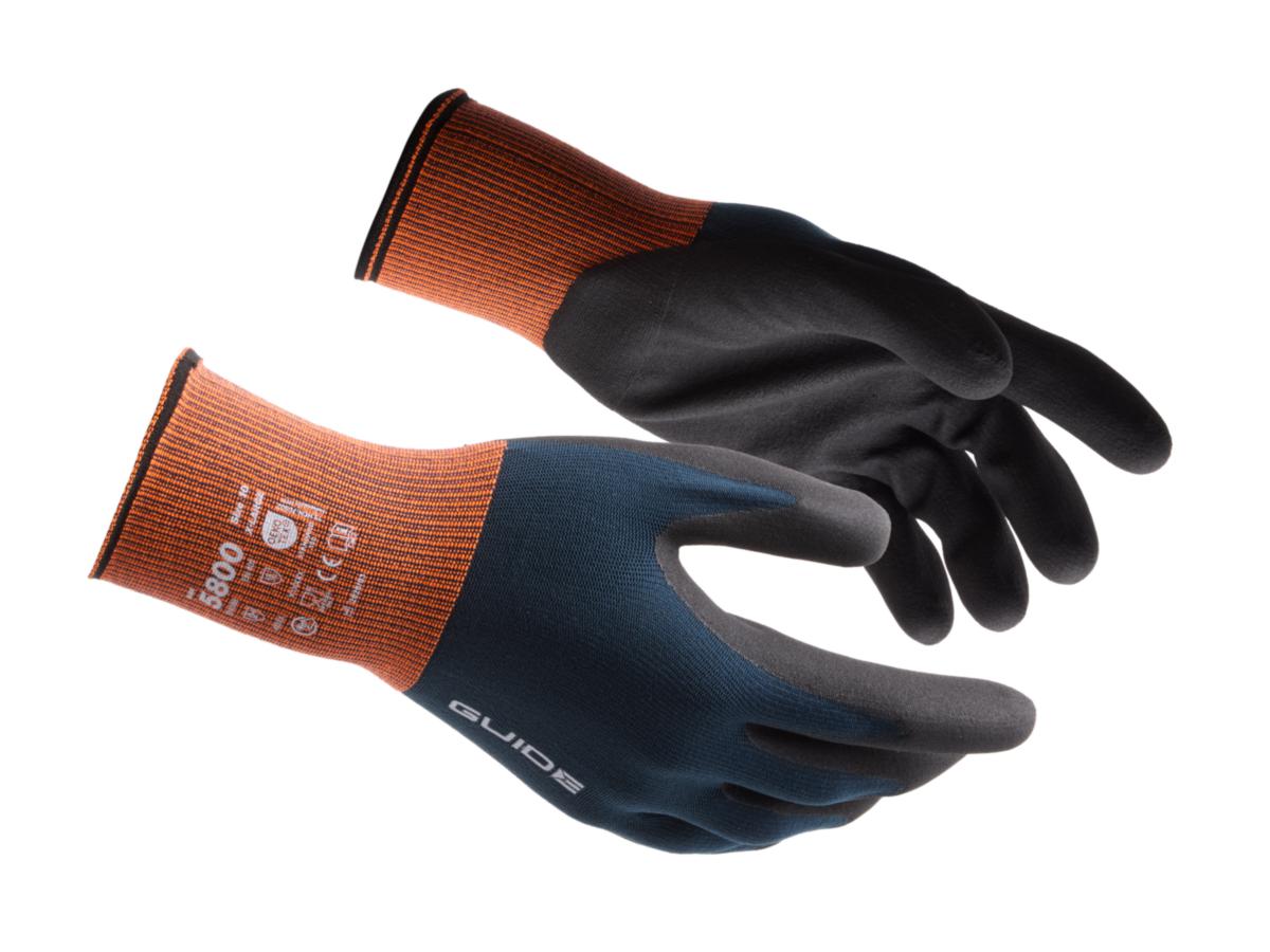 Handske Guide 5800 - HANDSKE GUIDE 5800 HP NITRIL SLITSTARK TOUCH STRL 10