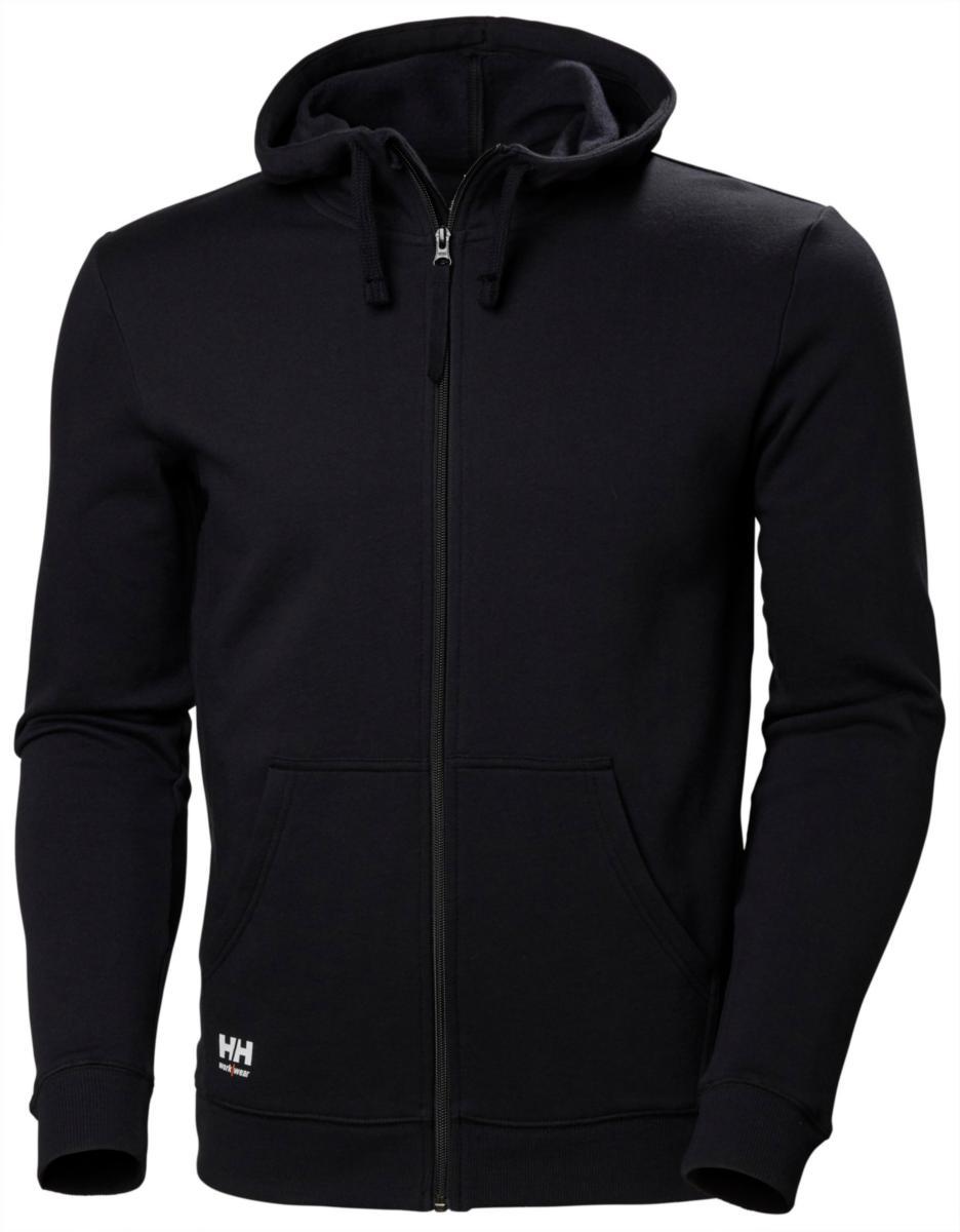 Huvtröja Helly Hansen 79216 Manchester - HUVTRÖJA HH 79216 MANCHESTER HELZIP SVART STL 3XL