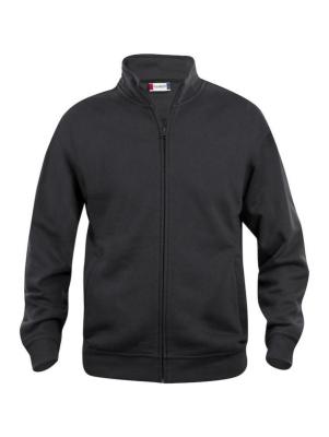 BASIC CARDIGAN HERR SVART XS Poly/Bom. 280g/m2