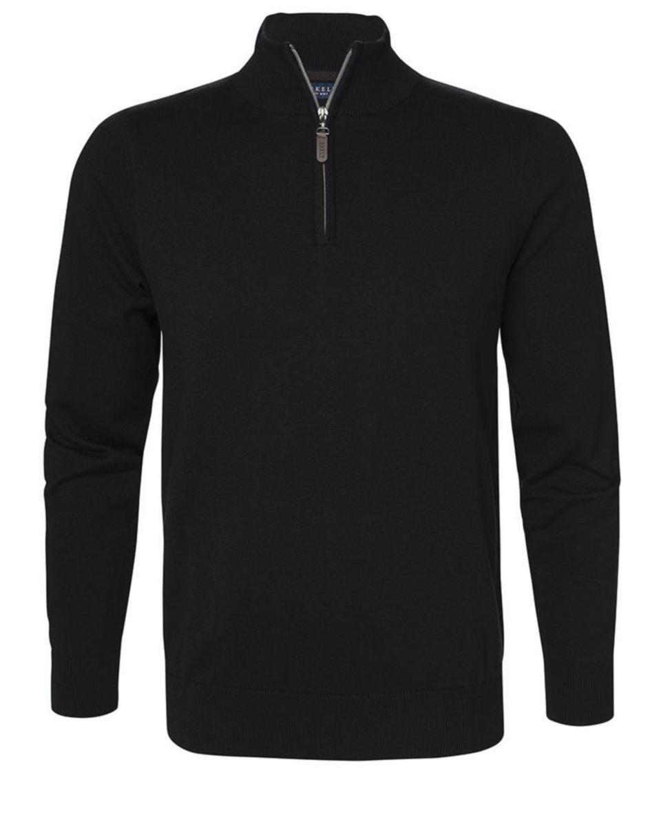 Sweatshirt Berkeley Brockton 1730 - TRÖJA BROCKTON ZIP 1730 SVART L