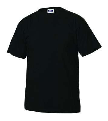 T-SHIRT CLIQUE  029030 BASIC-T BOMULL 145g SVART STL L