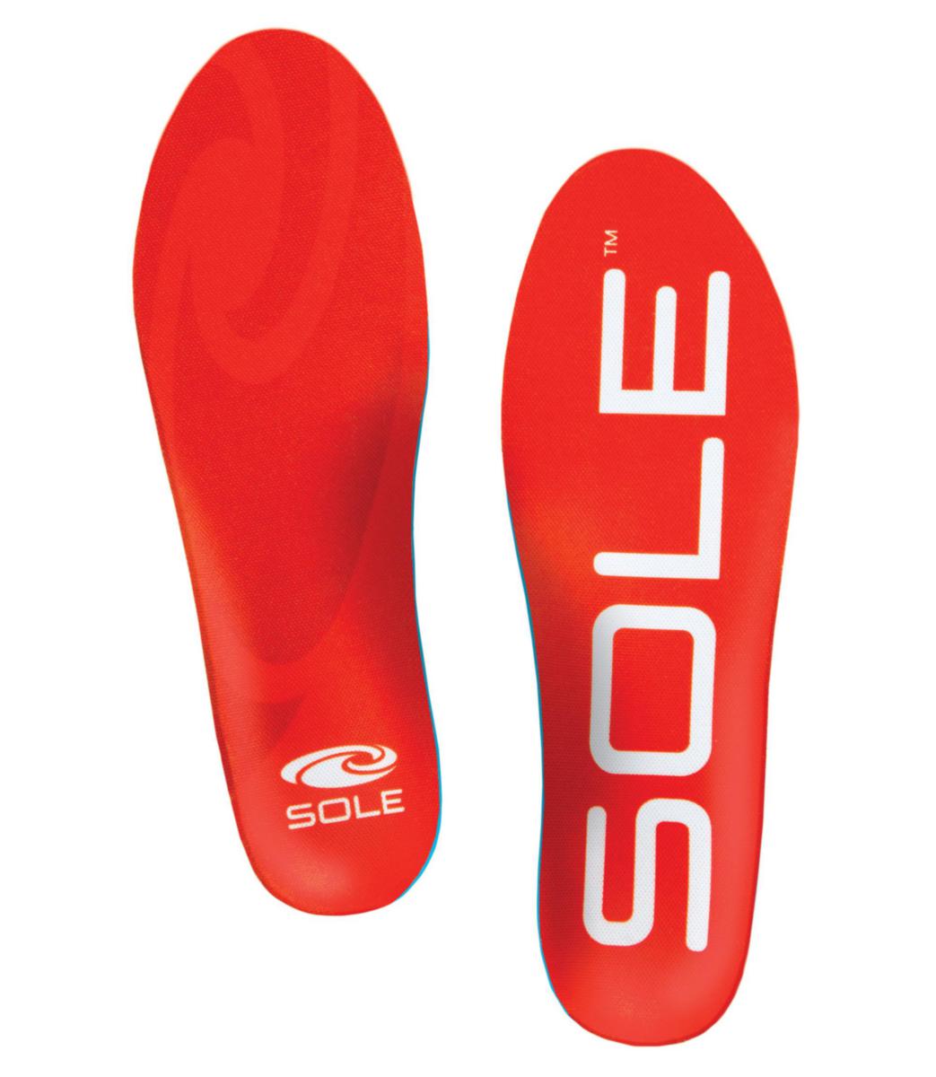 Inläggssula Sole Regular Neutralt fotvalv - INLÄGGSSULA SOLE REGULAR RÖD STL 42