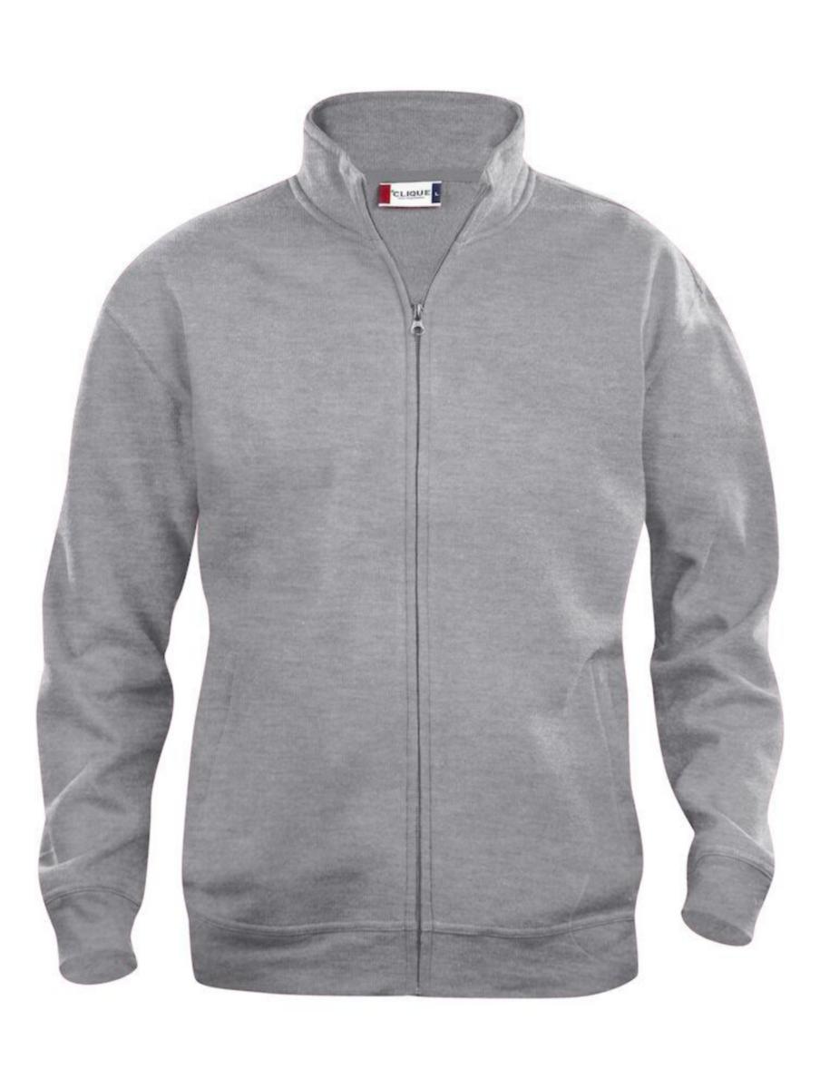 Tröja Clique 021038 Basic - TRÖJA CLIQUE 021038 BASIC HELZIP GRÅMELERAD STL 3XL