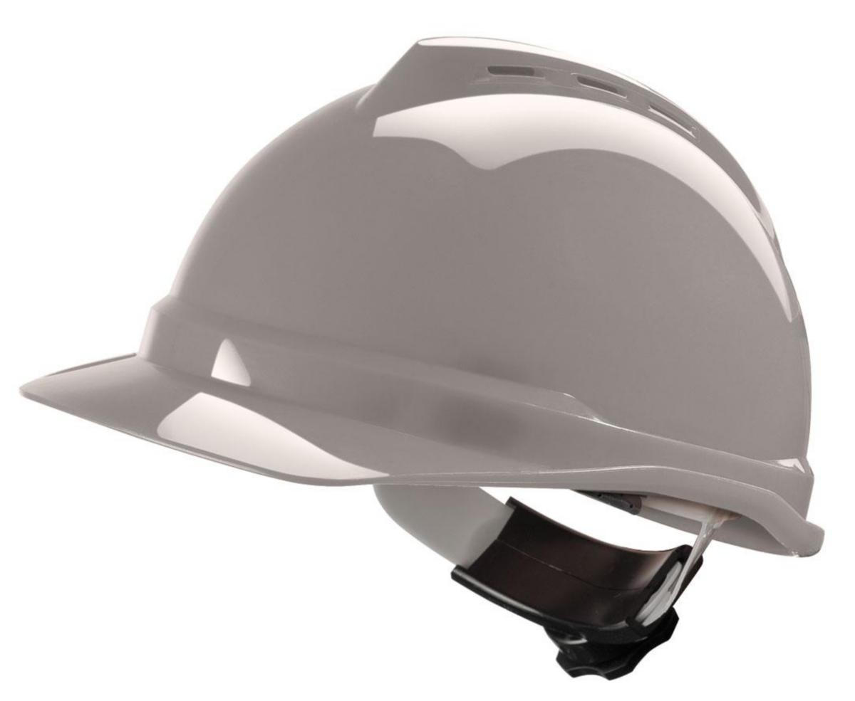 Skyddshjälm MSA V-Gard 500 - SKYDDSHJÄLM MSA V-GARD 500 GRÅ RATTINR VENTILERAD