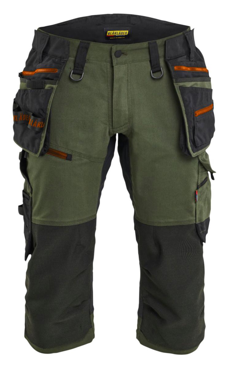 Piratbyxa Blåkläder 1977-1149 Striker - PIRATBYXA BLK 1977-1149 GRÖN/ROST STL D116