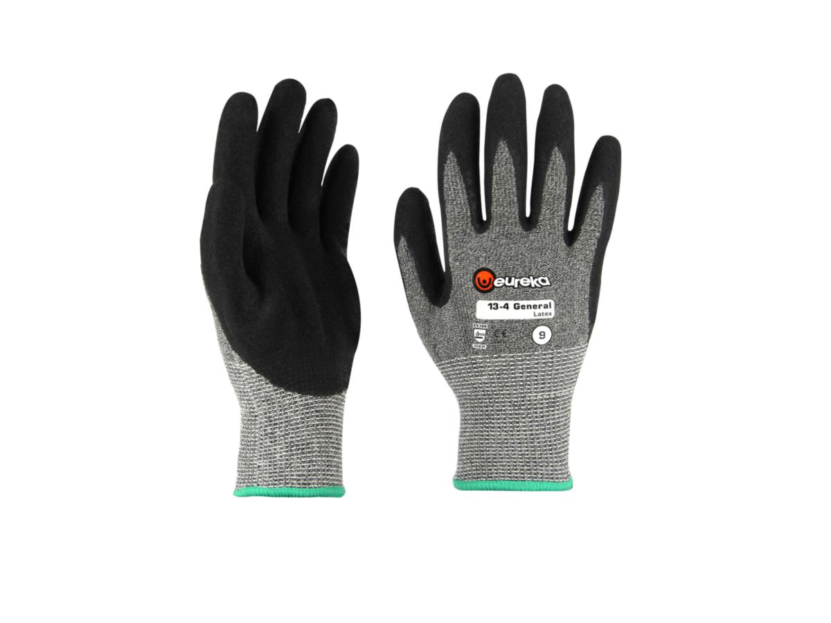 Skärskyddshandske Eureka 13-4 General Latex - HANDSKE EUREKA 13-4 GENERAL LATEXDOPP 13 GG CUT F STL 11