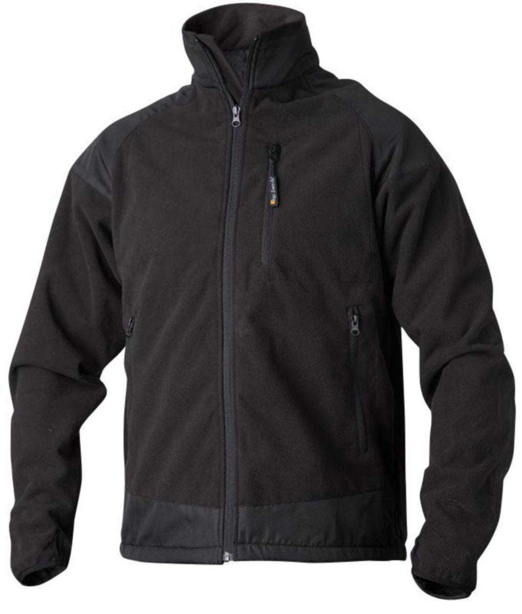 Fleecejacka Top Swede 4140 - FLEECEJACKA TOPSWEDE 4140 SVART WINDSTOPPER XL