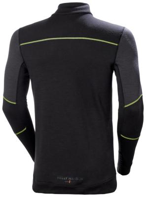 UNDERTRÖJA HH 75107-999 M.GRÅ 1/2 ZIP LIFA MERINO STL M