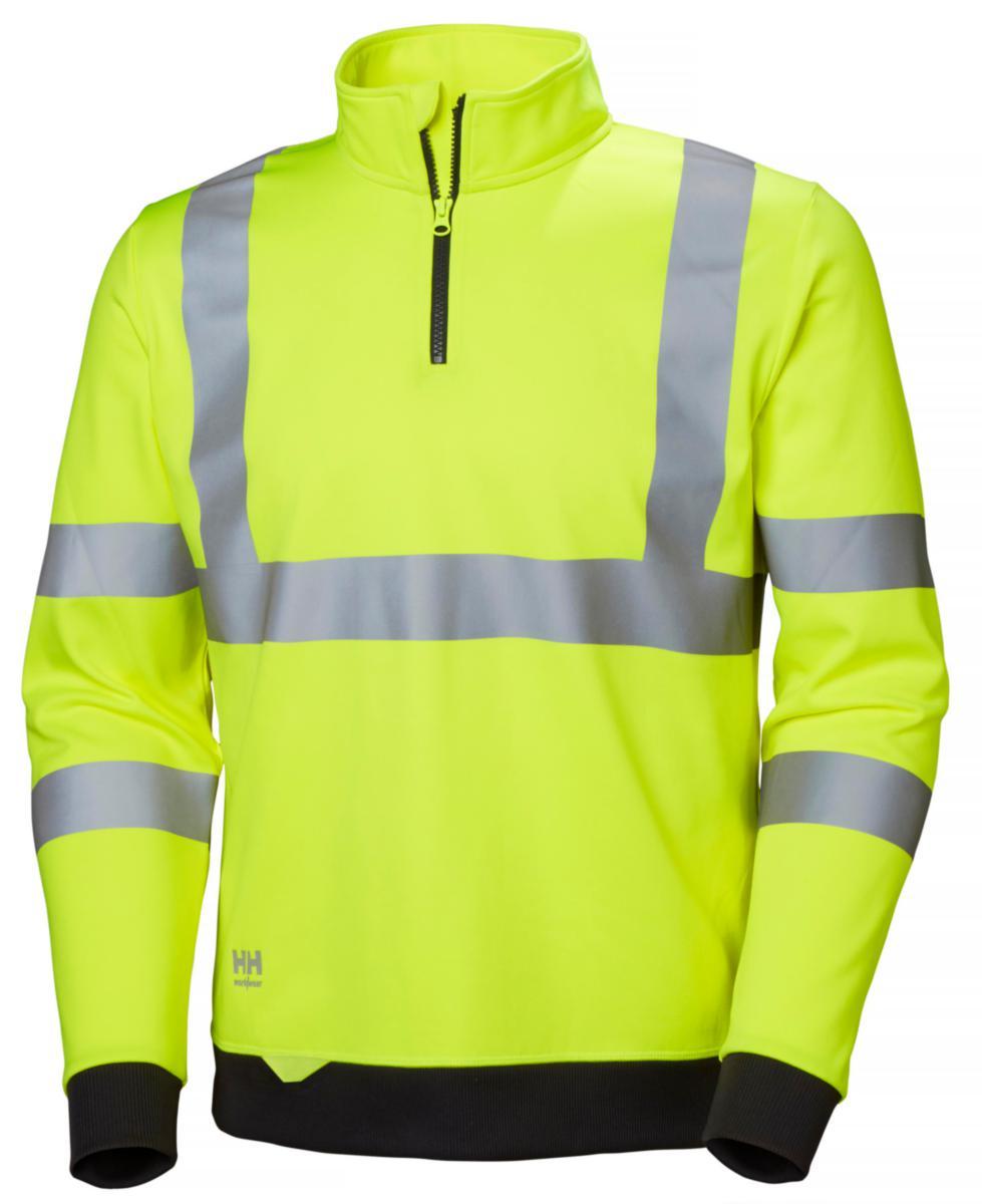 Tröja Helly Hansen Addvis 79096 - TRÖJA HH 79096-360 ADDVIS HALVZIP VARSEL GUL STL L