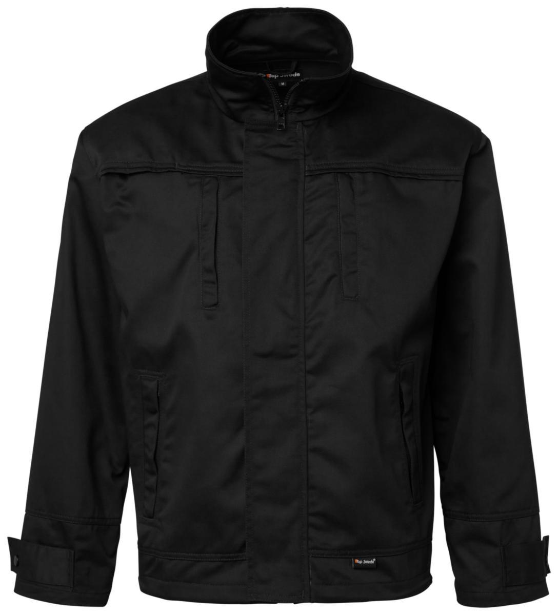 Jacka Top Swede 3870 - JACKA TOPSWEDE 3870 SVART BOMULL/POLYESTER XXL
